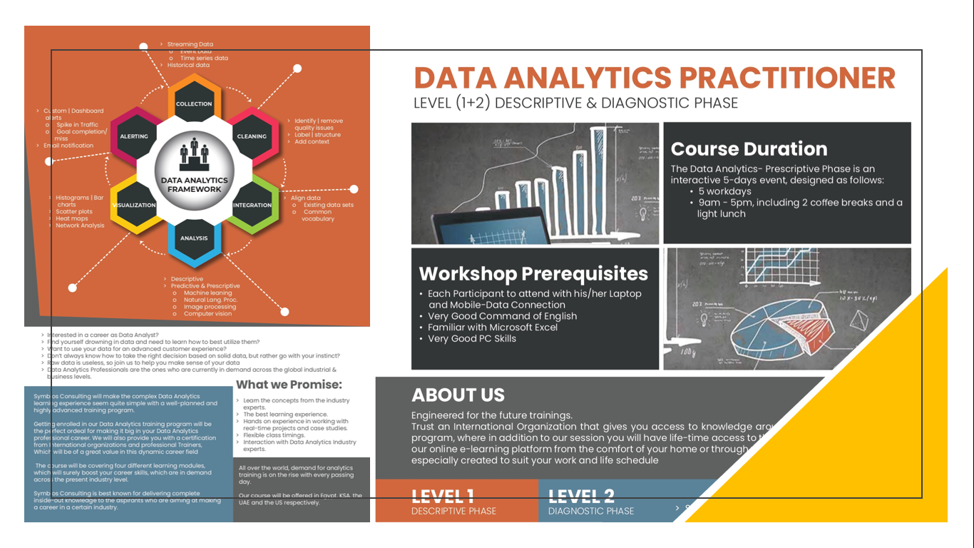 Data Analytics Practitioner, Descriptive and Diagnostic Phase- Level 1+2